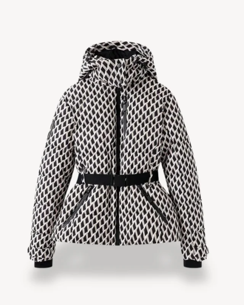 Vivienne | Hooded Belted Puffer Jacket