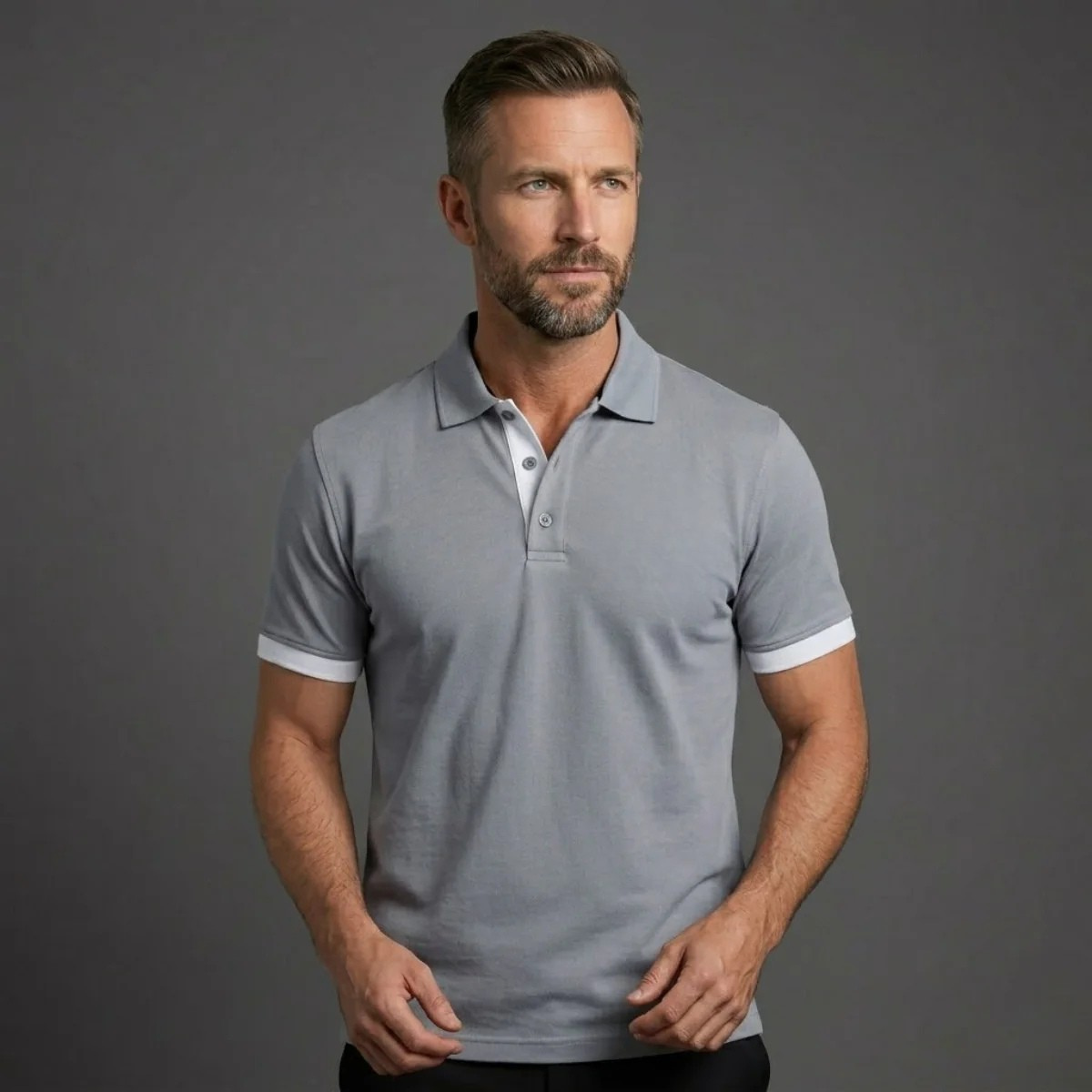 Grant | Elegant Short Sleeve Polo Shirt