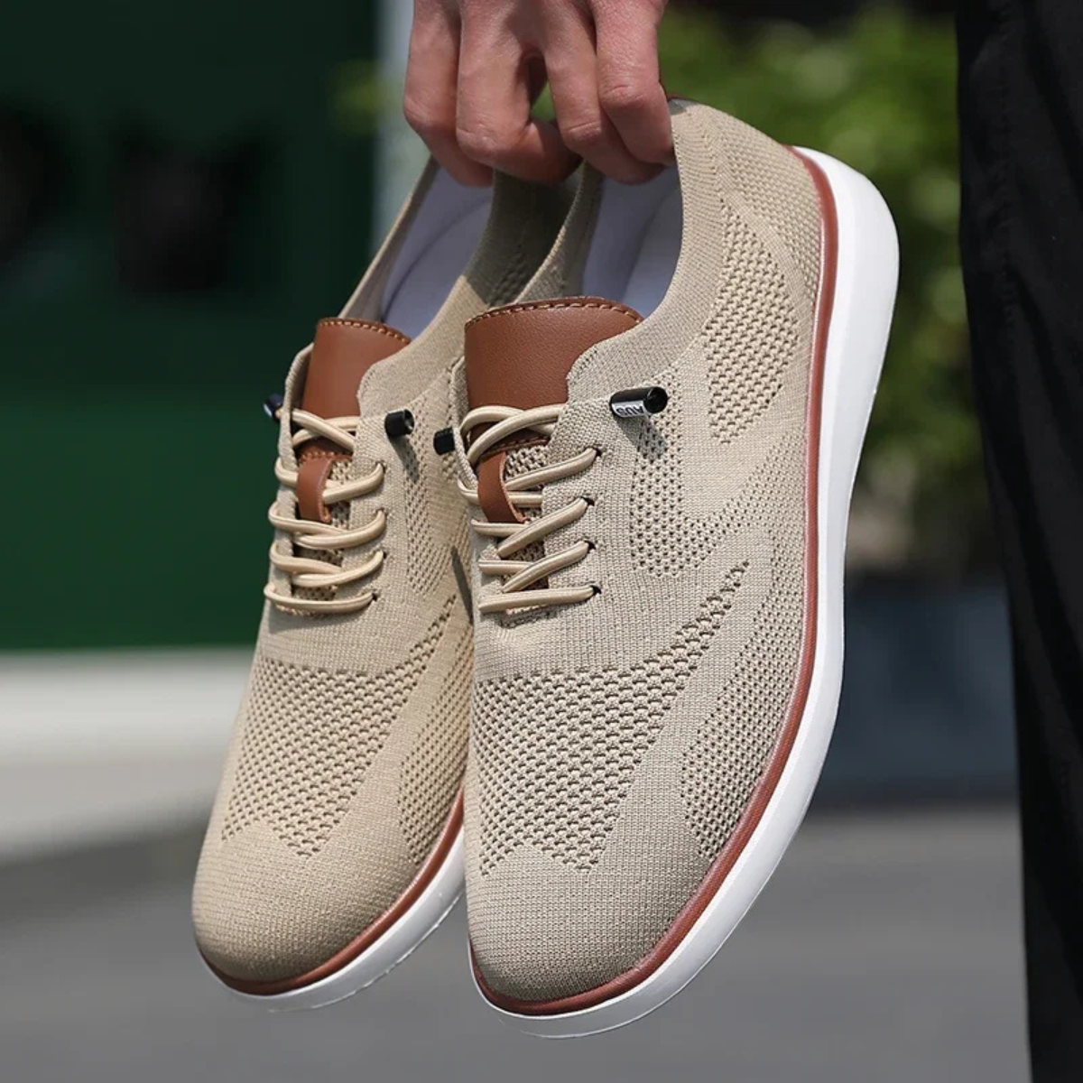 Lennox | Lightweight Breathable Lace Up Mesh Shoes