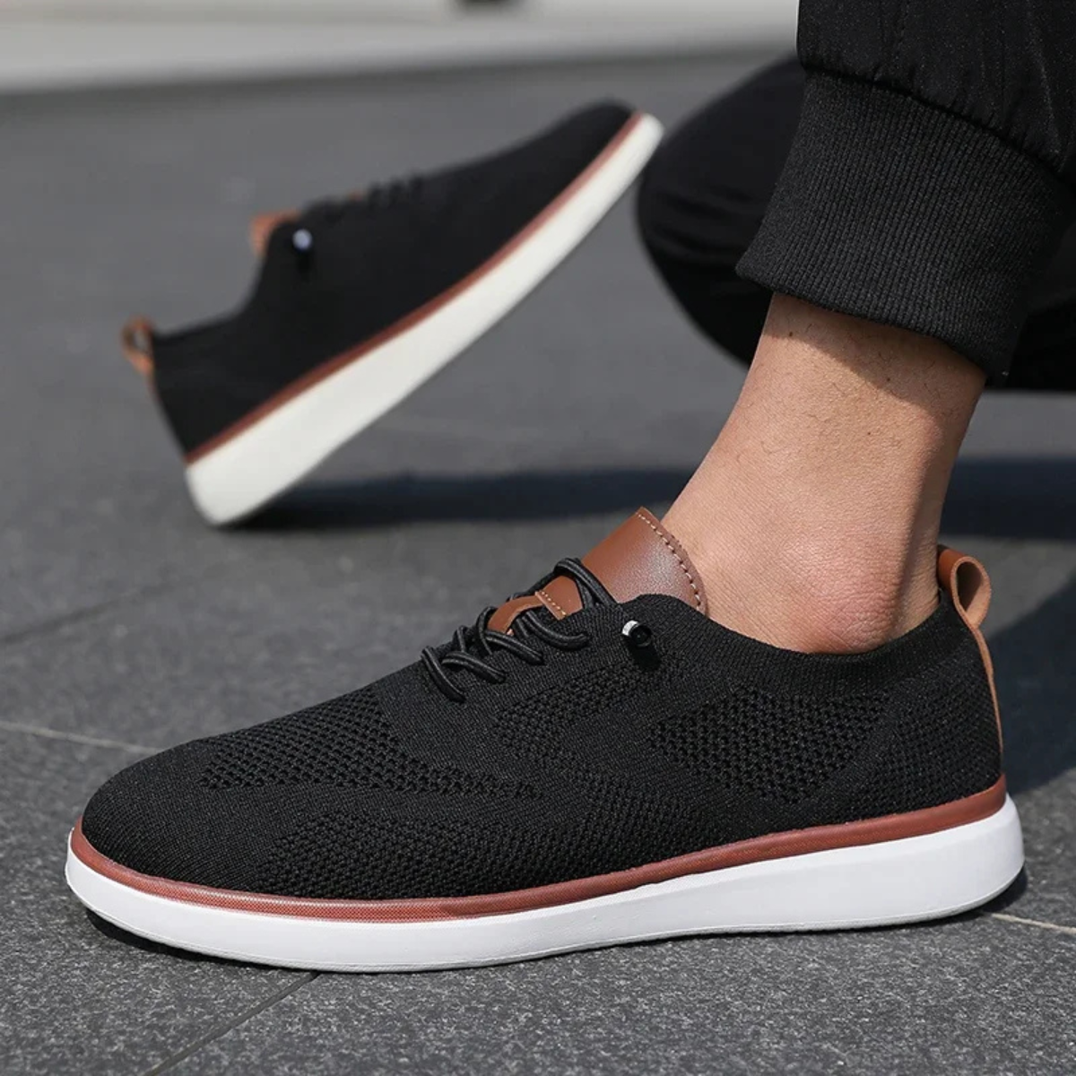 Lennox | Lightweight Breathable Lace Up Mesh Shoes