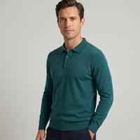 Milton | Merino Wool Knit Smart Casual Polo Jumper