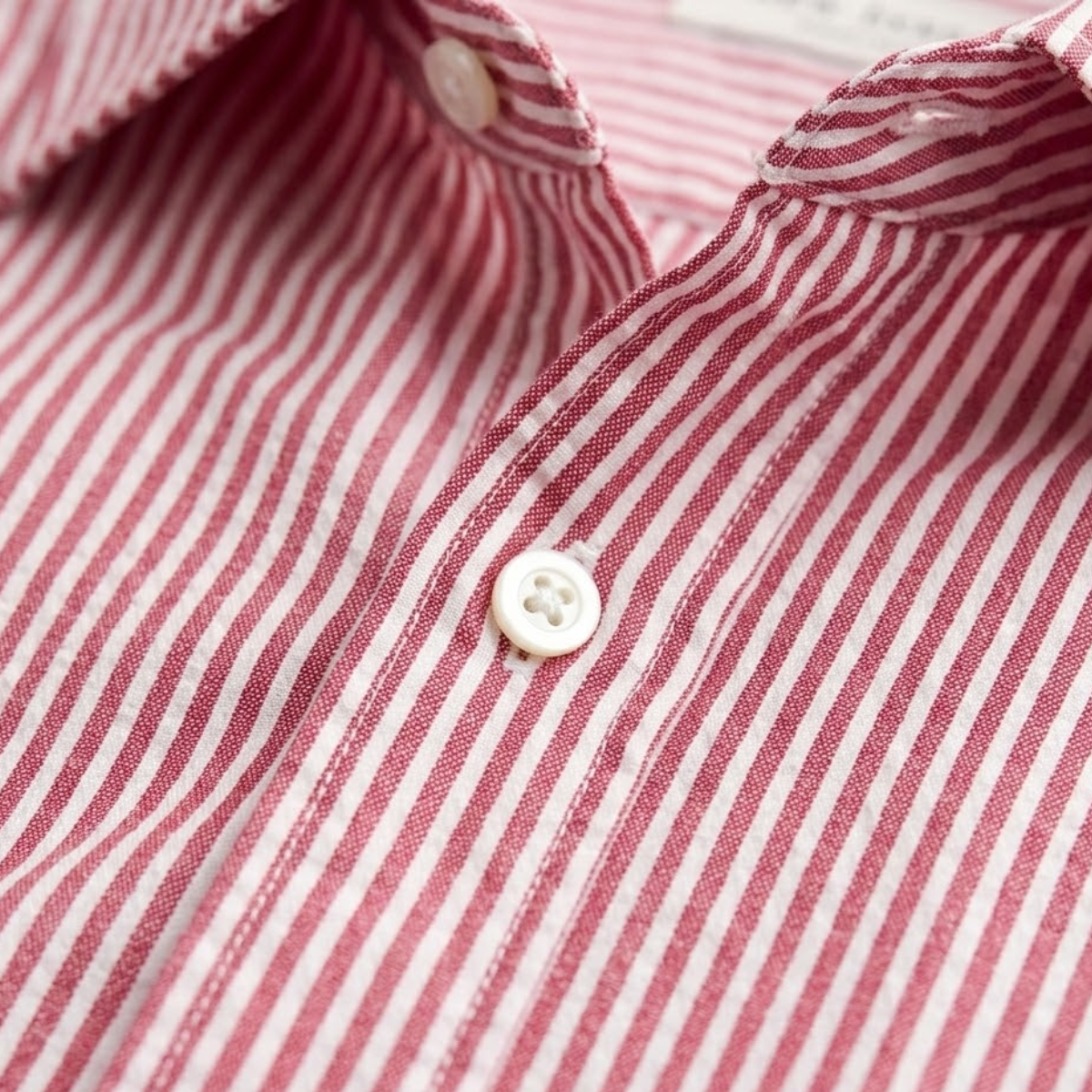 Carson | Men's Smart Classic Striped Linen Look Shirt