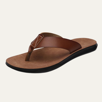 Klaus | Casual Beach Leather Flip Flops