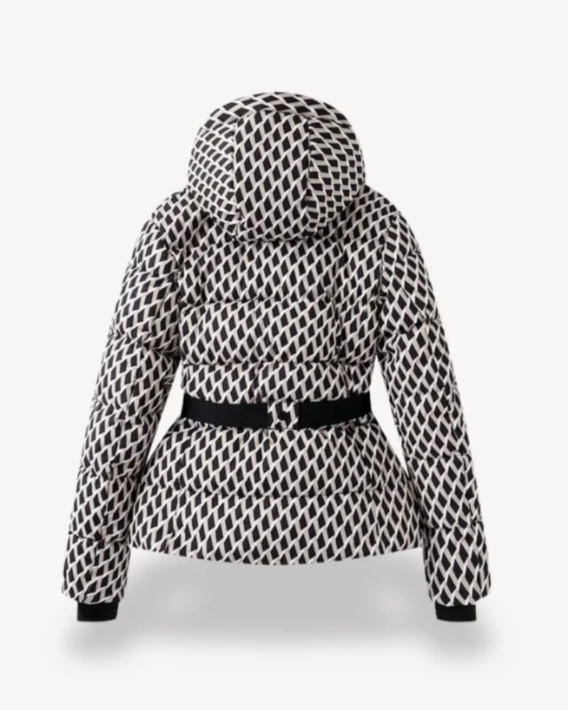 Vivienne | Hooded Belted Puffer Jacket