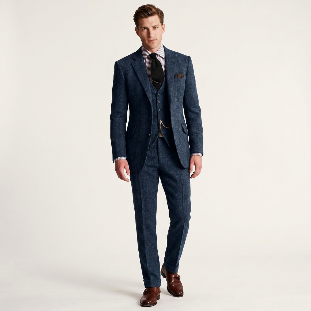 Carrick suit in Navy Blue