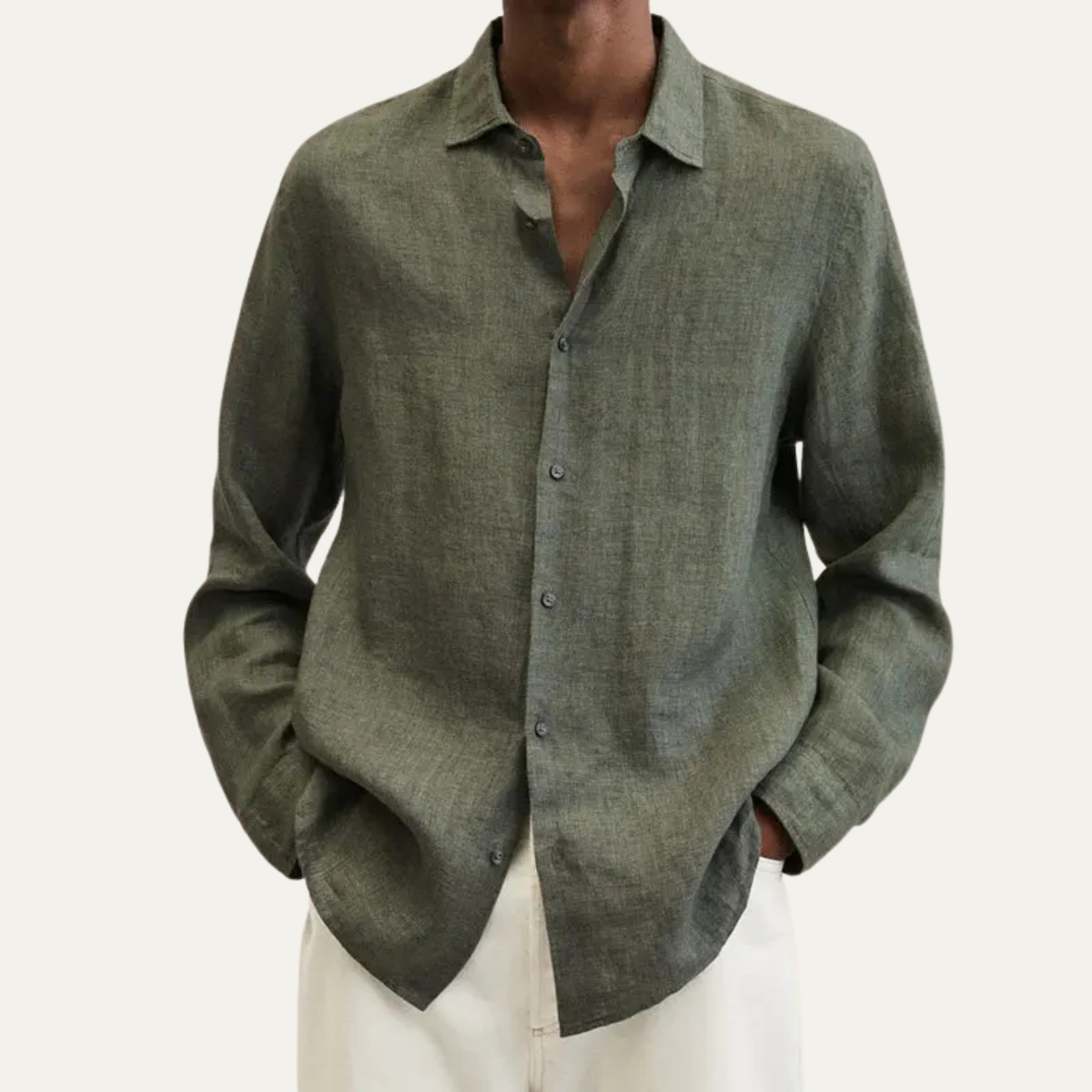 Braden shirt in Army Green