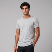 Rex | Cotton Crew Neck Basic T-Shirt