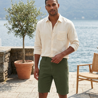 Giles Cotton Casual Shorts detail