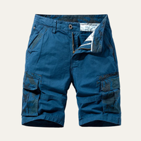 Isaac | 100% Cotton Camouflage Cargo Shorts