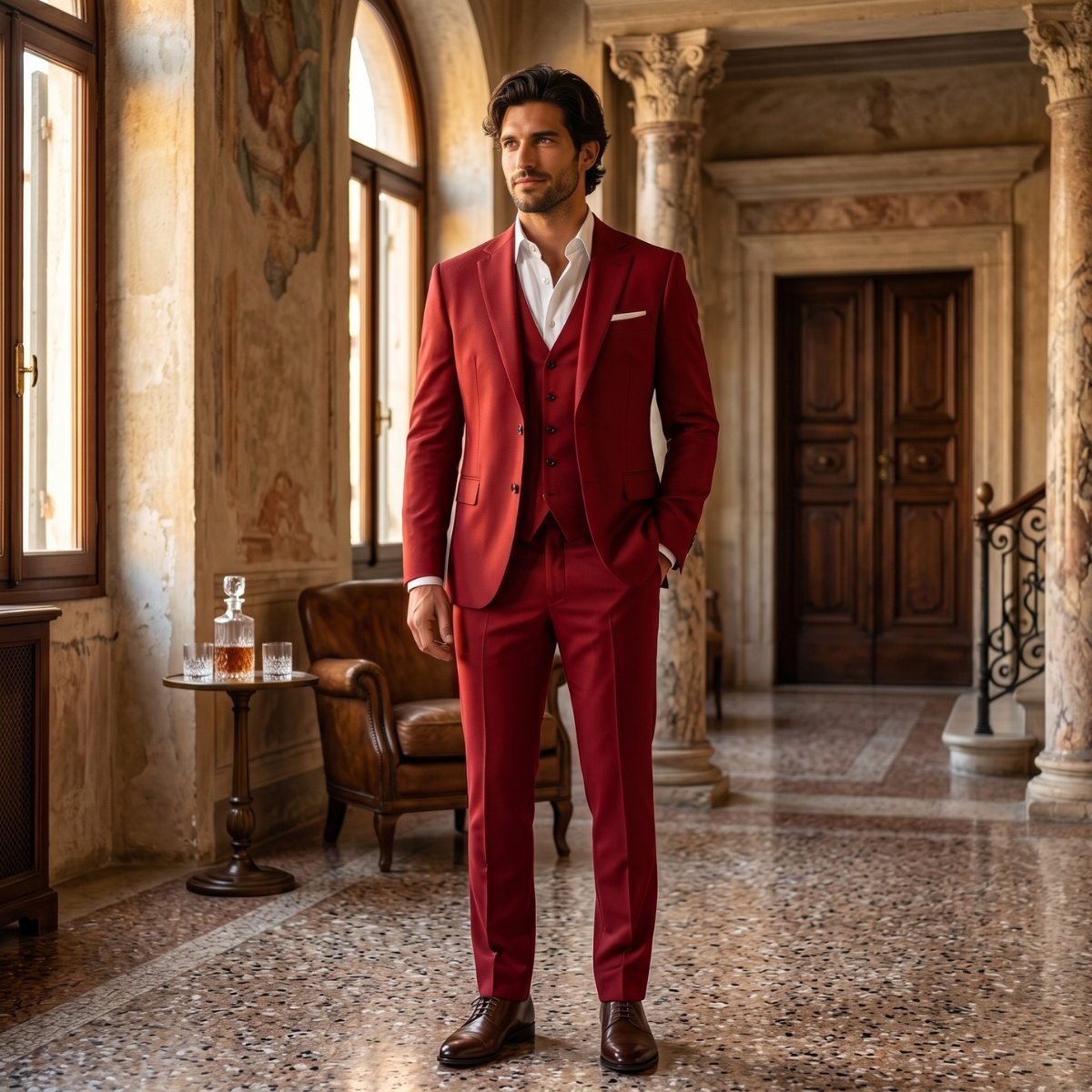 Orion | Men's Three-Piece Blazer, Waistcoat and Trousers Suit
