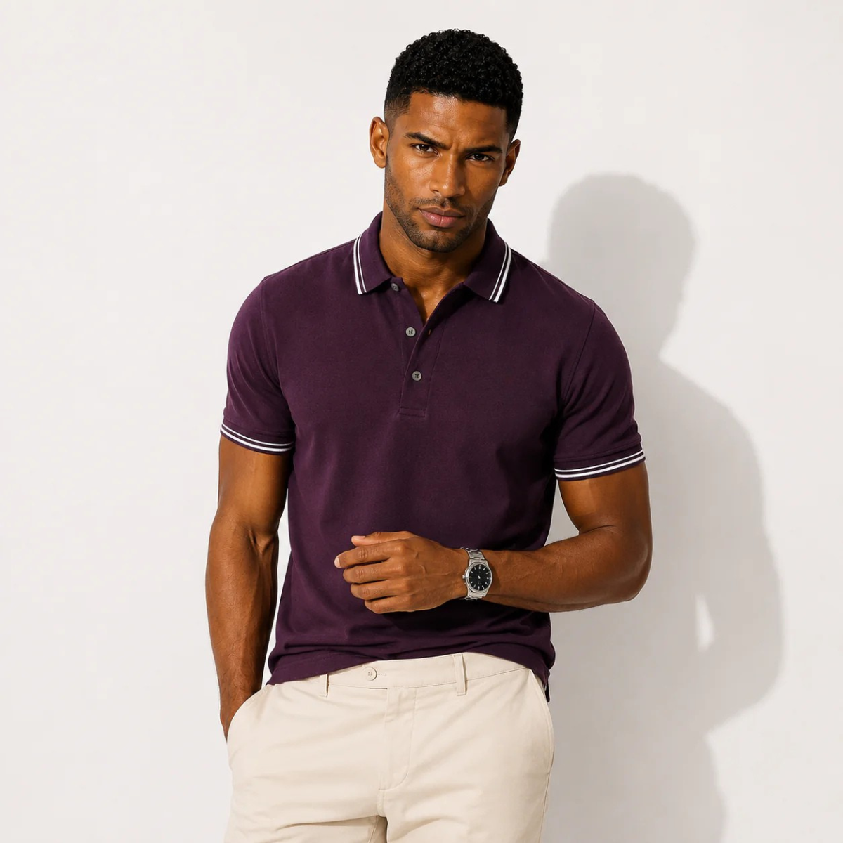 Raymond | Elegant Cotton Polo Shirt