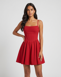 Calyra | Ruched Cami Mini Dress
