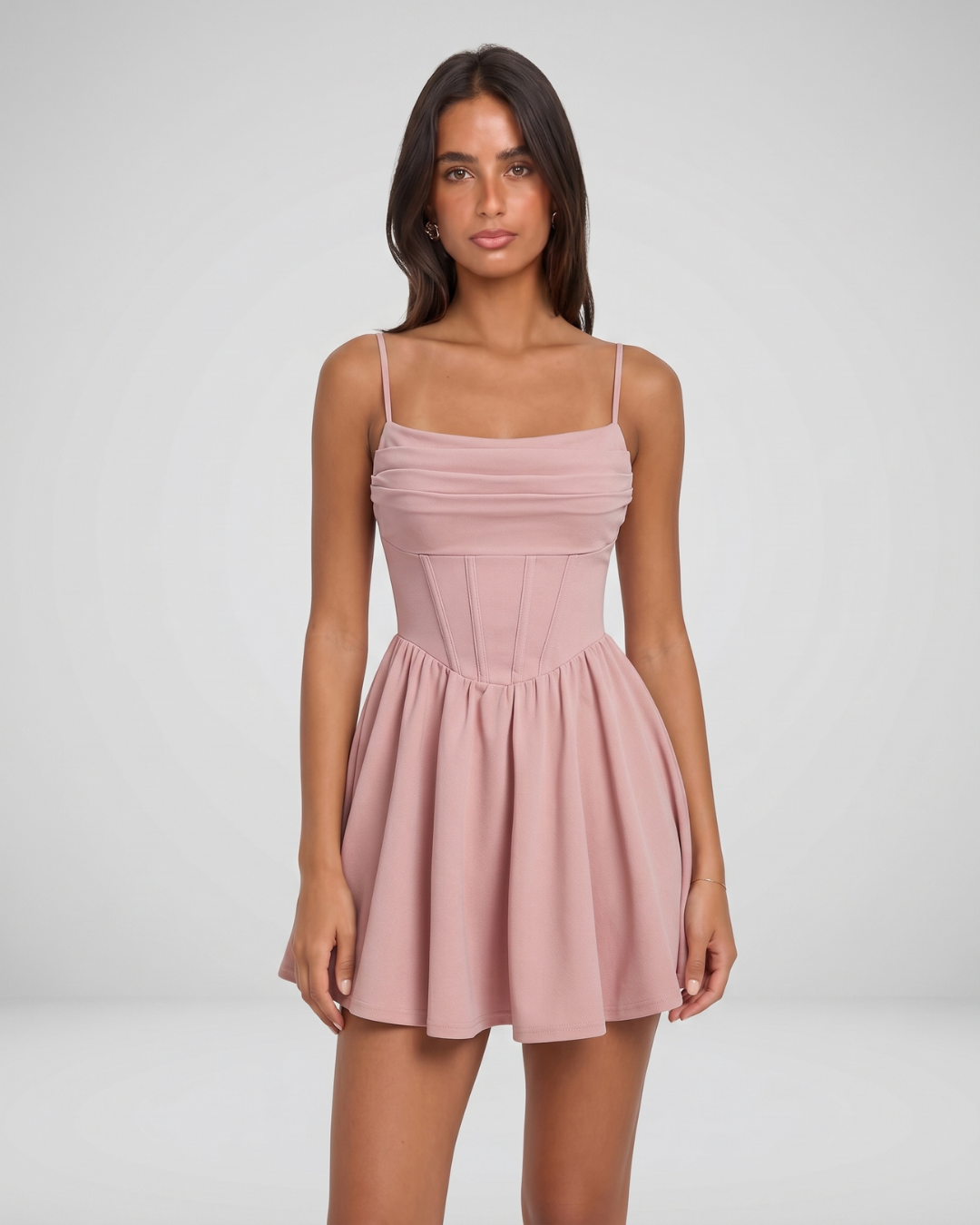 Calyra | Ruched Cami Mini Dress