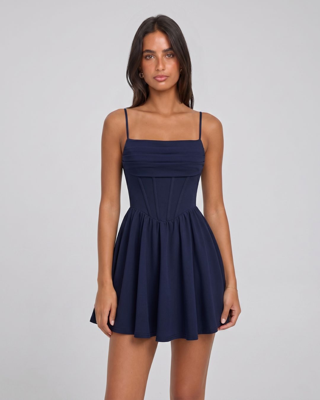 Calyra | Ruched Cami Mini Dress