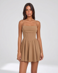 Calyra | Ruched Cami Mini Dress