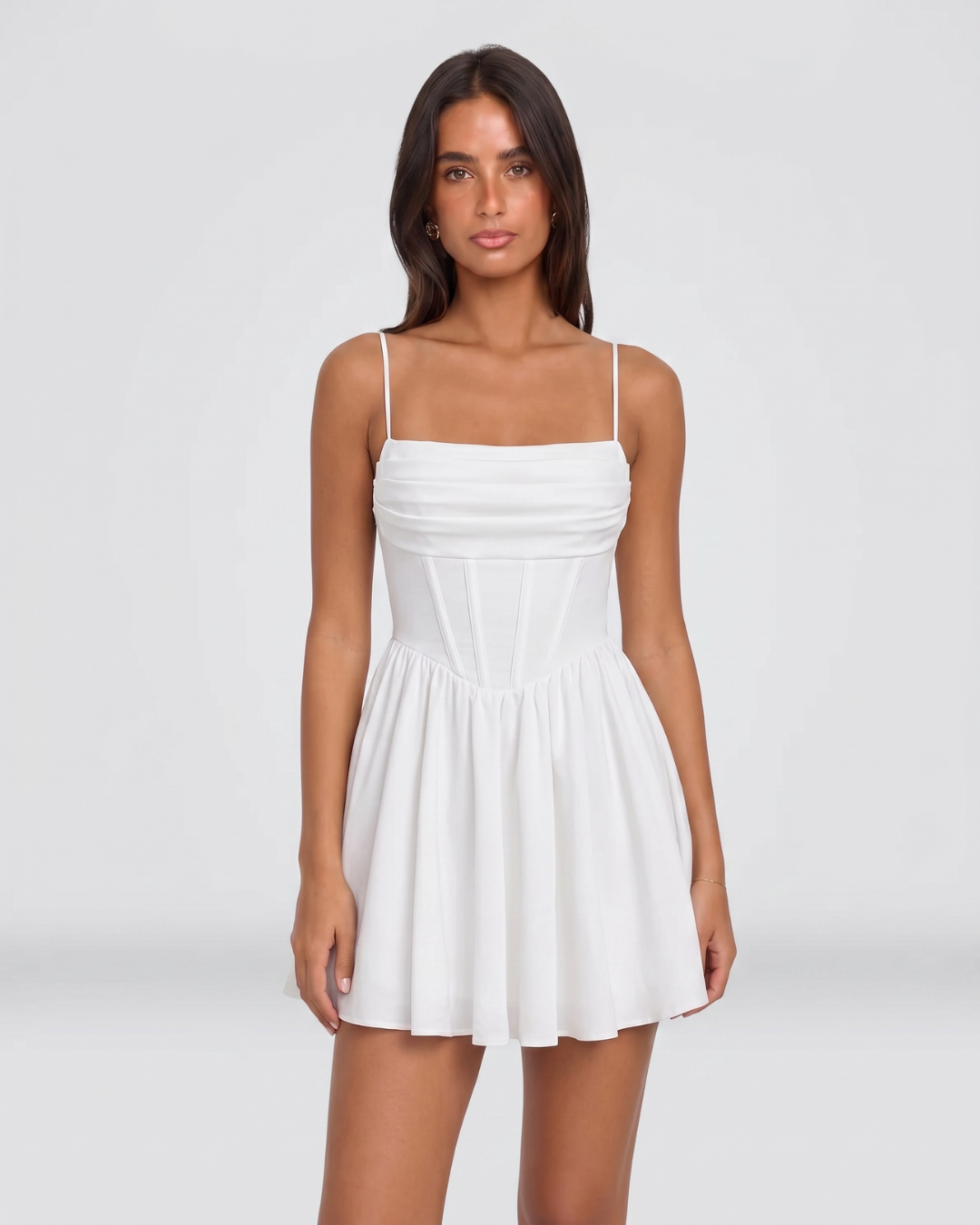 Calyra | Ruched Cami Mini Dress