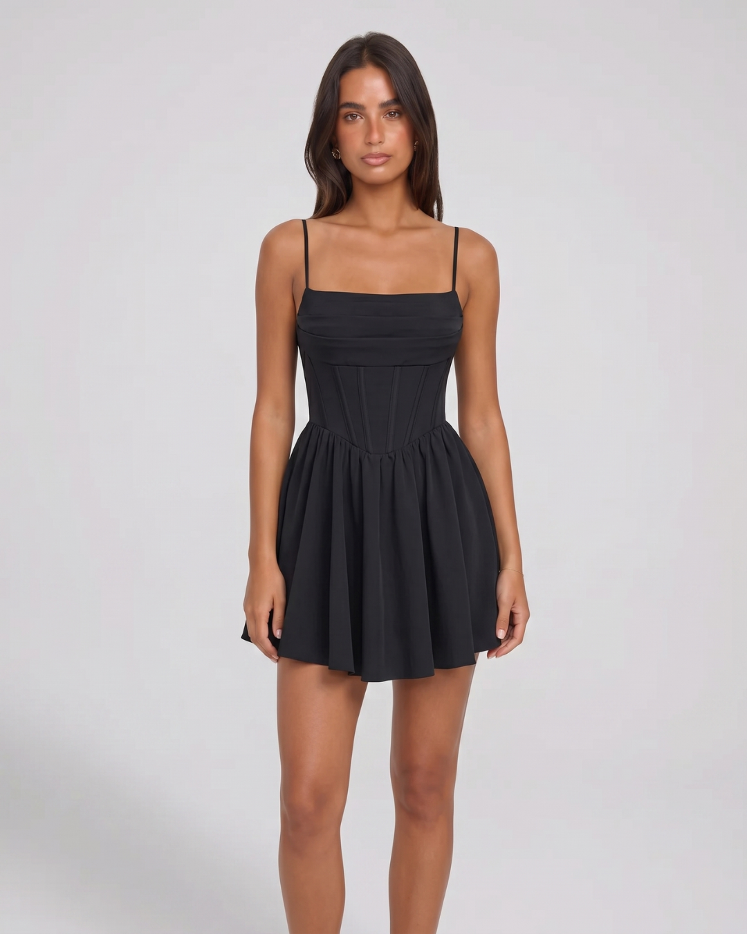 Calyra | Ruched Cami Mini Dress