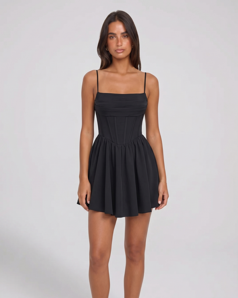 Calyra | Ruched Cami Mini Dress