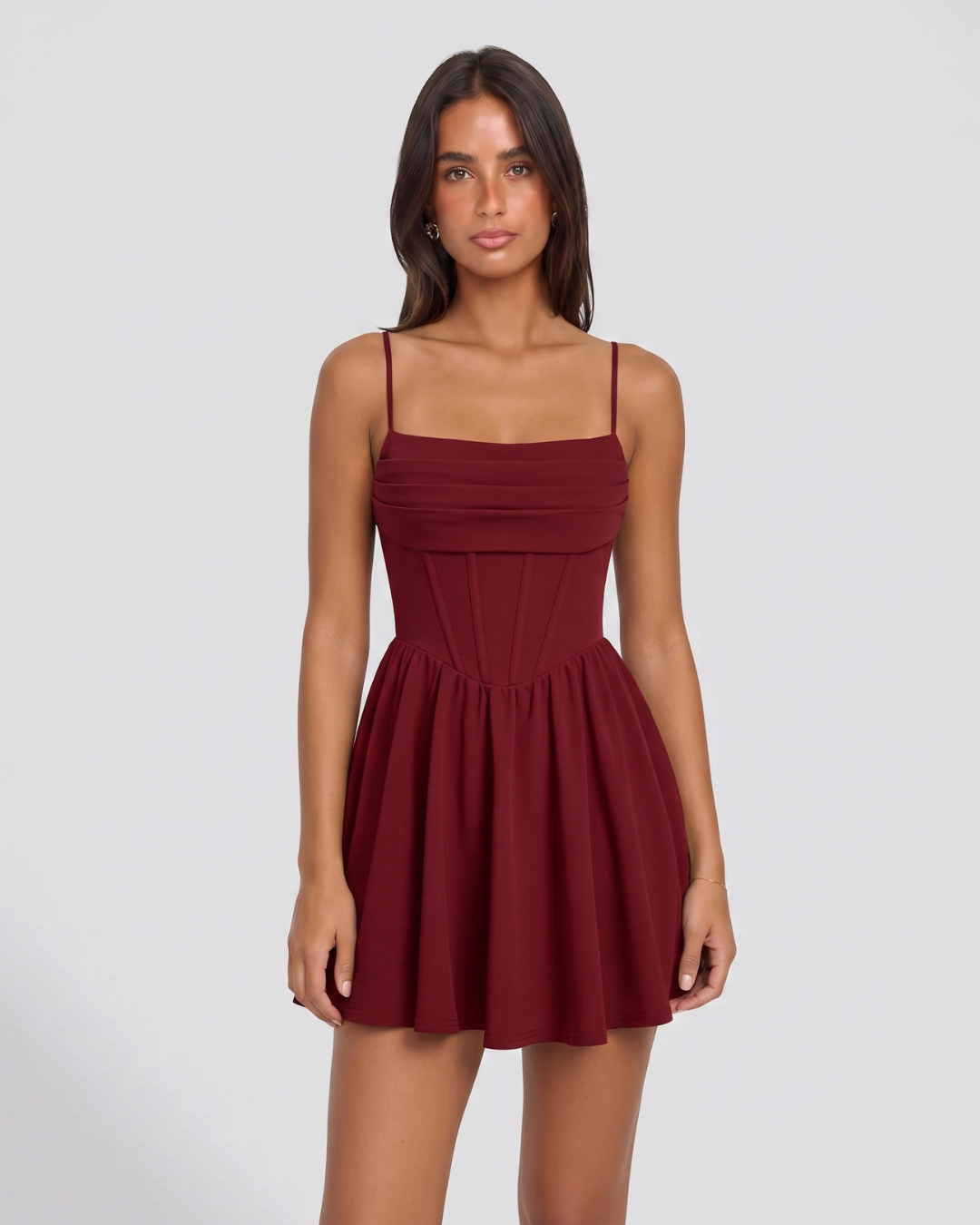 Calyra | Ruched Cami Mini Dress