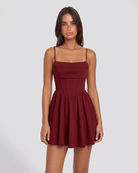 Calyra | Ruched Cami Mini Dress