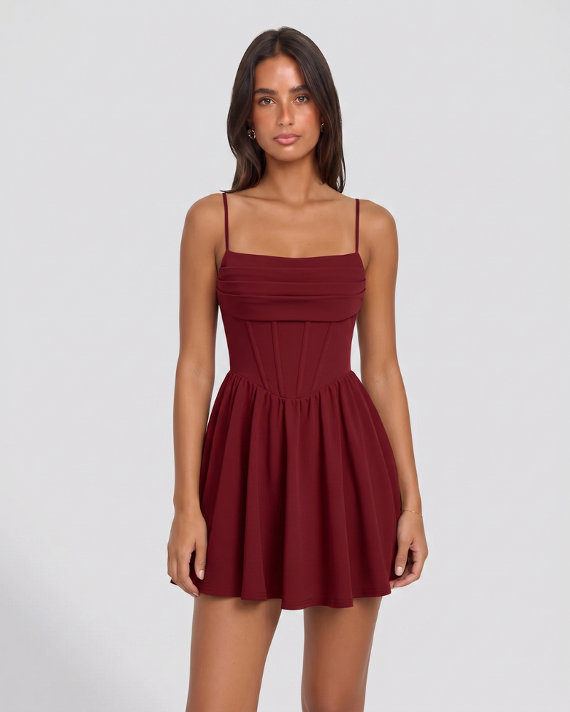 Calyra | Ruched Cami Mini Dress
