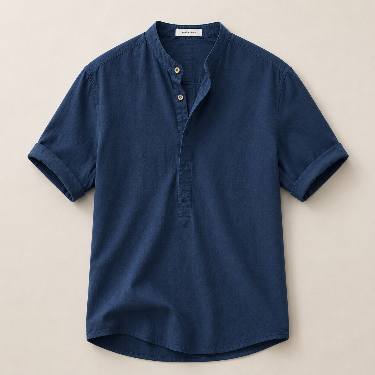 Caleb | Casual Linen Blend Short Sleeve Shirt