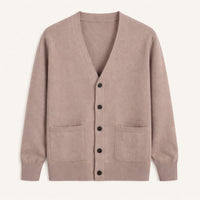 Martin | 100% Cashmere Button-Up Cardigan for Men