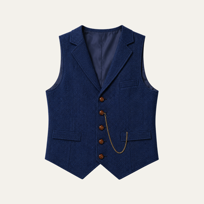 Elliot | Classic Tailored Tweed Waistcoat