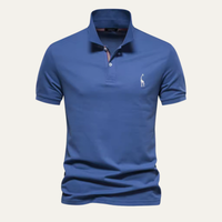 Kai | Cotton Tailored Short Sleeve Polo Shirt
