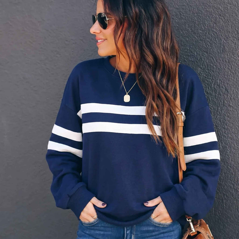 Calliope | Women's Cropped Striped Jumper
