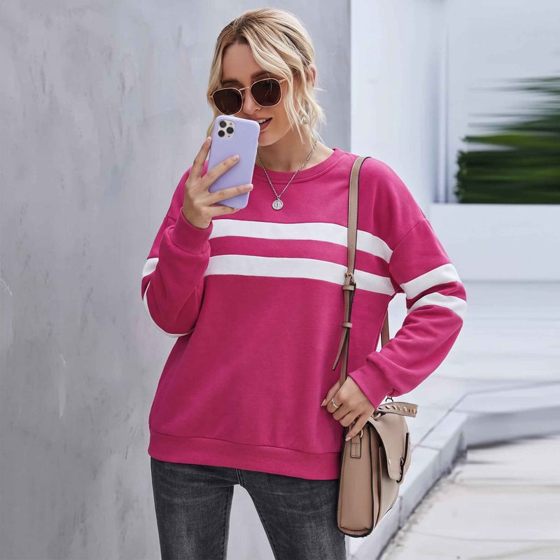 Calliope | Women's Cropped Striped Jumper
