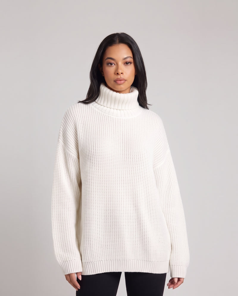 Lettice | Women's Oversized Turtleneck Jumper