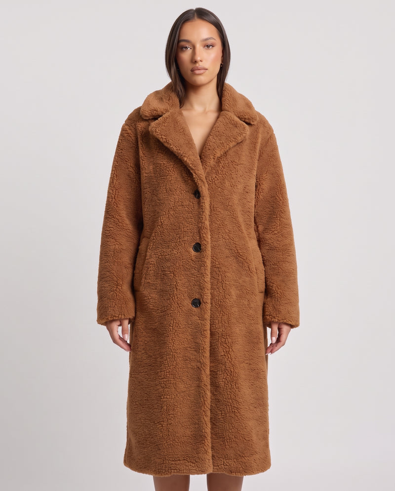 Henrietta | Women's Oversized Teddy Long Coat