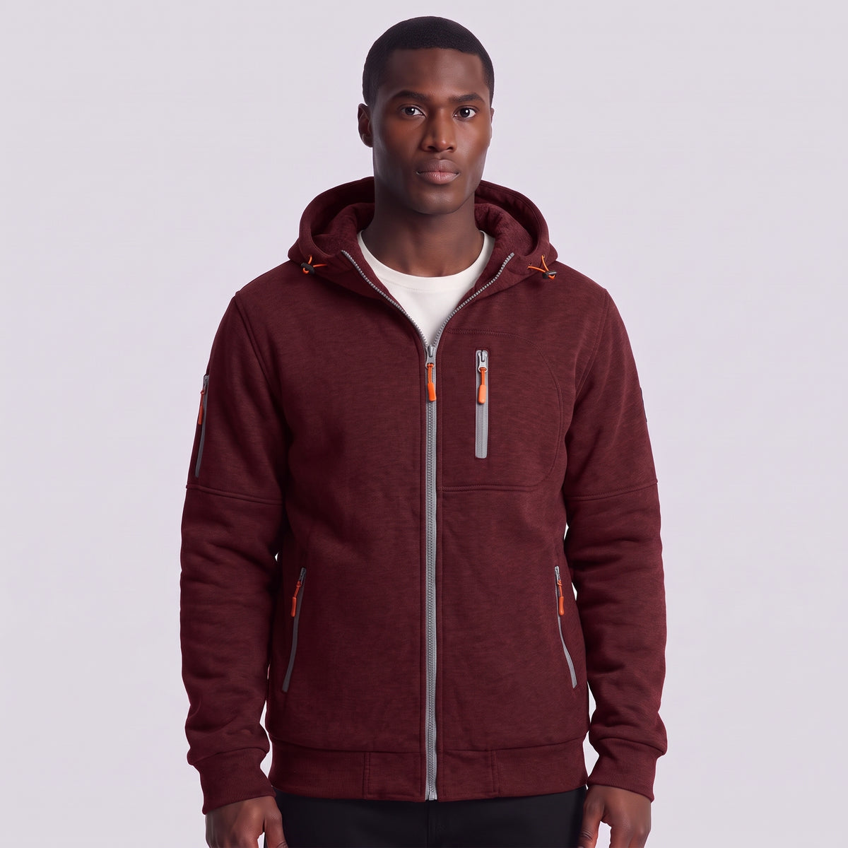 Cadmus | Men's Cotton Zip-Up Hoodie