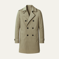 Dunstan trench coat styling detail