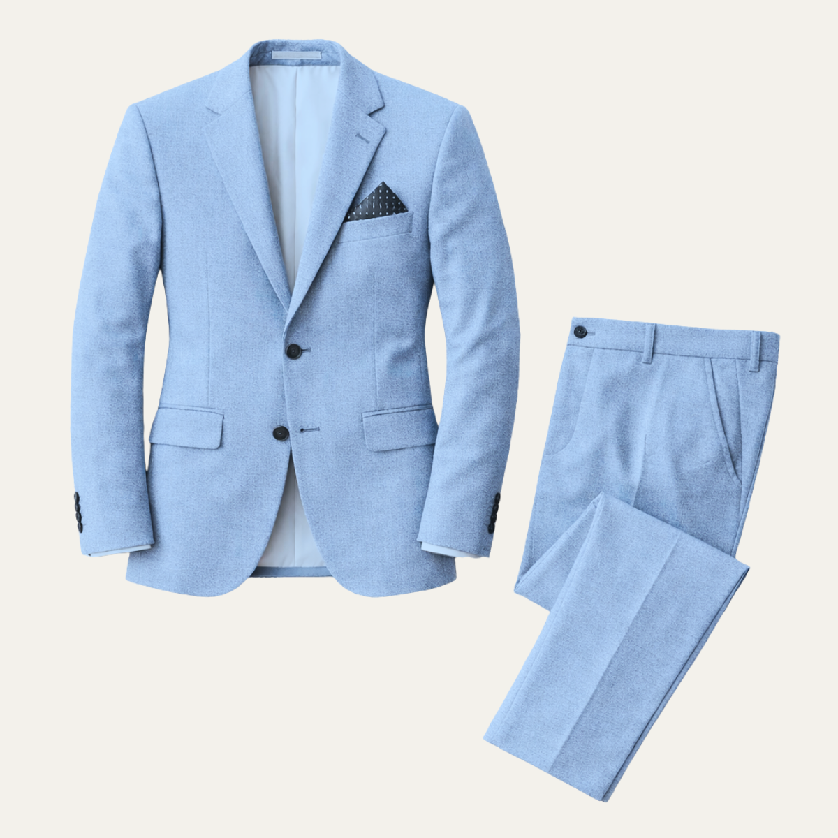 Silas | Casual Linen Blend Two Piece Suit