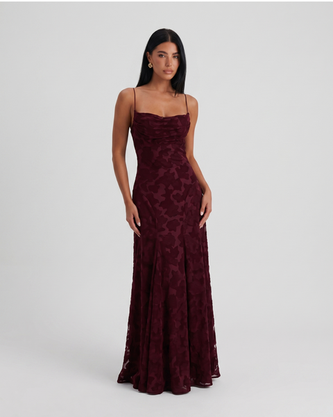 Helia | Floral Sleeveless Maxi Dress