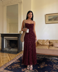 Helia | Floral Sleeveless Maxi Dress