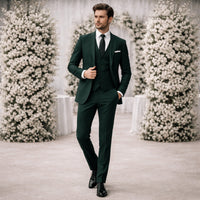 Michael 3 piece suit Dark Green