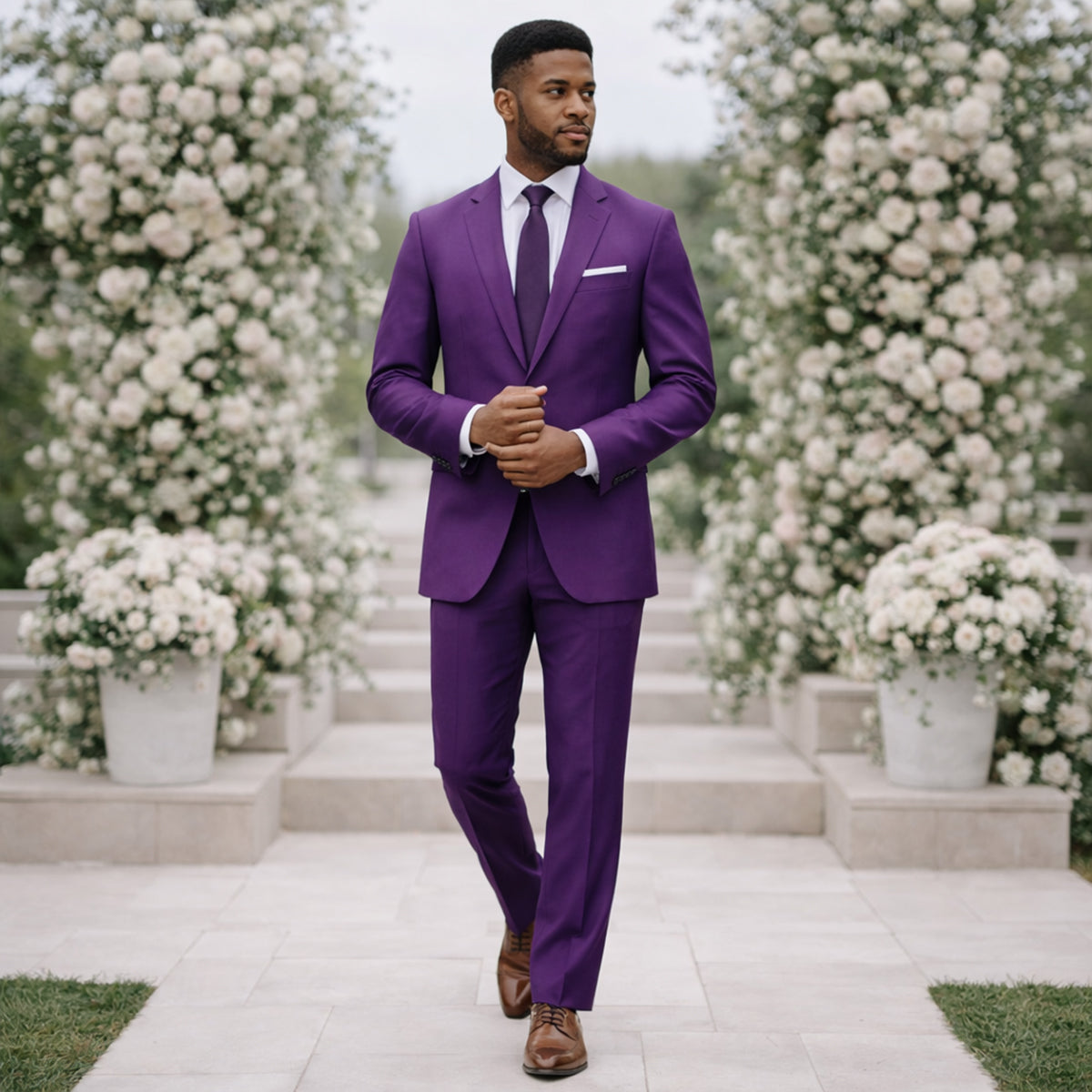 Mercer 2 piece suit Dark Purple
