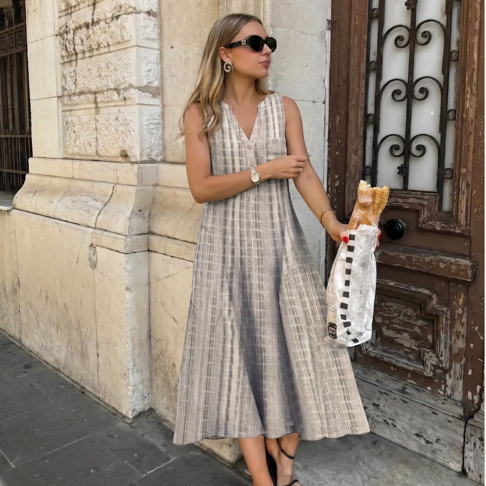 Cordelia midi dress styling detail