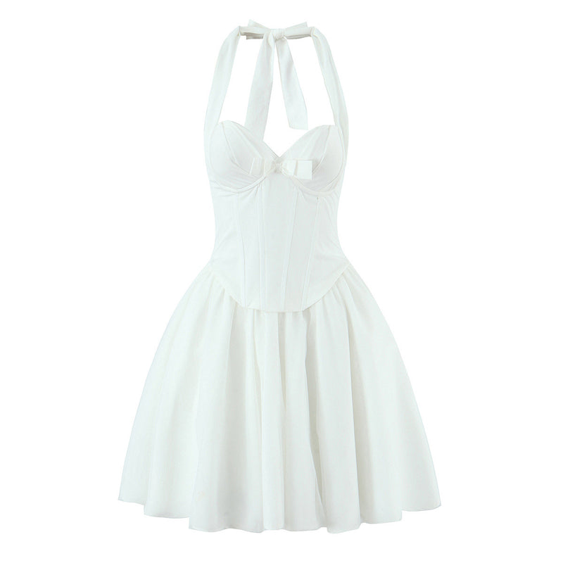 Elspeth | halter neck dress