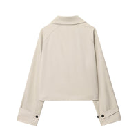 Blythe | cropped shacket women