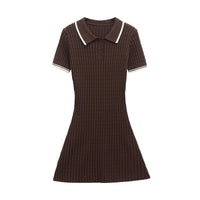 Una | knitted mini dress