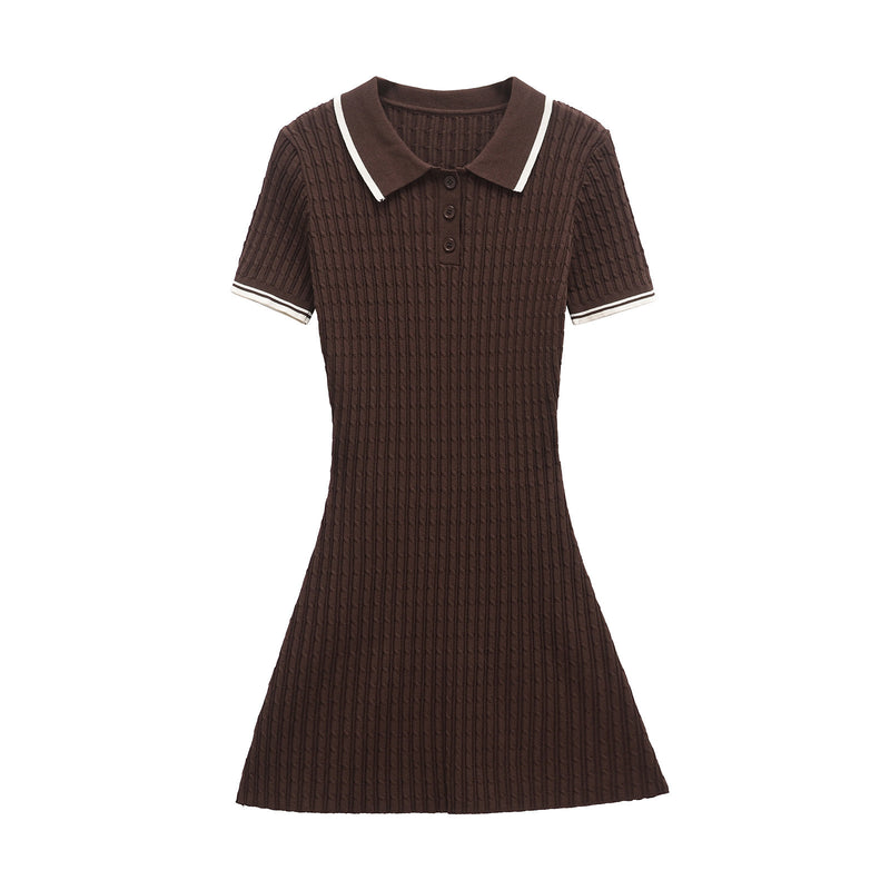 Una | knitted mini dress
