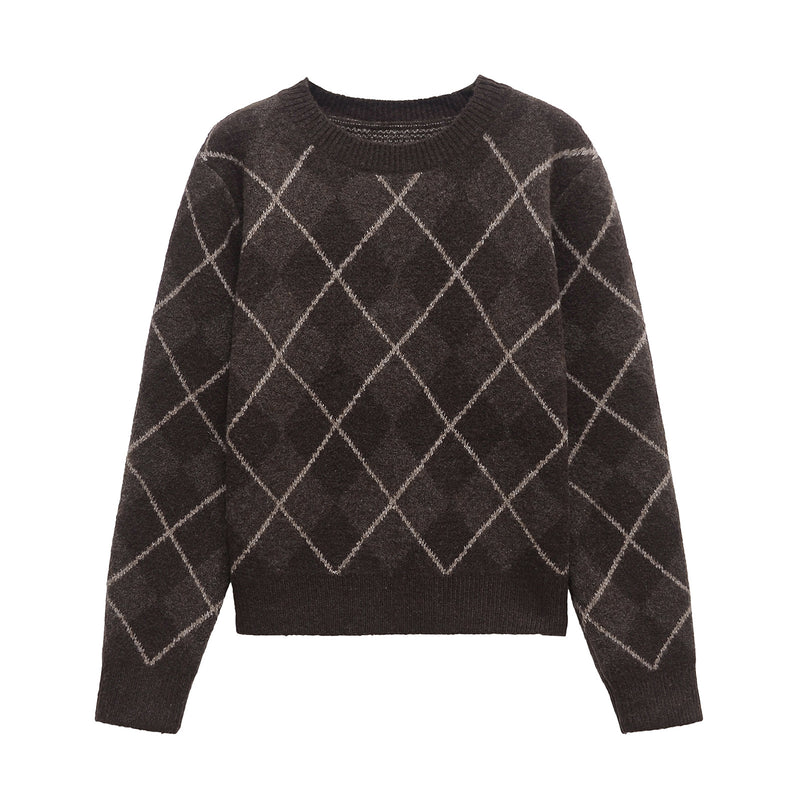 Cressida | argyle knit top