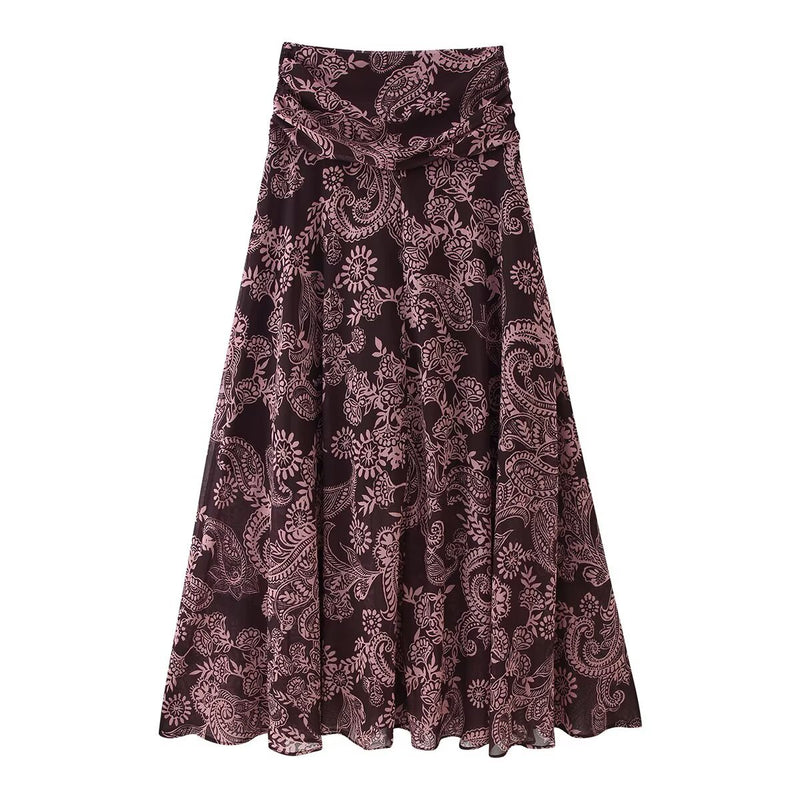Lexi | floral maxi skirt