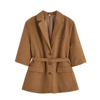 Elizabeth | linen blazer