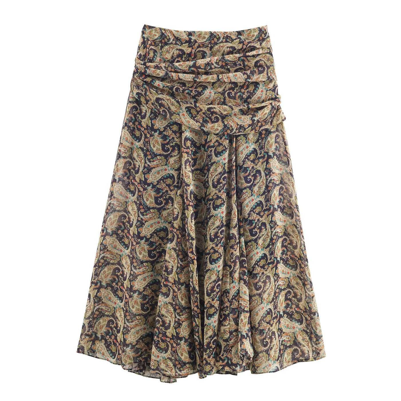 Olivia | wrap midi skirt