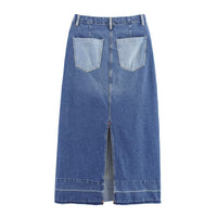 Charlotte | denim maxi skirt